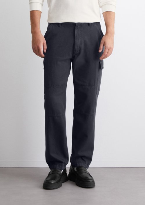 Cargo pants tapered — True Navy