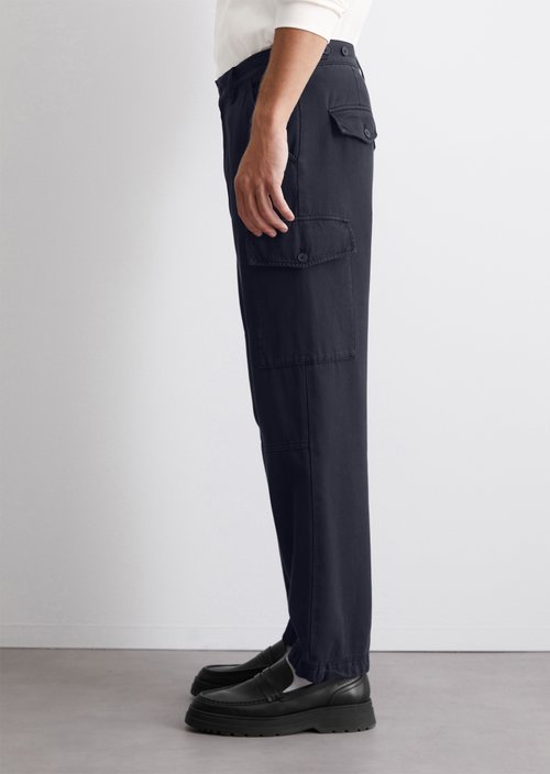 Cargo pants tapered — True Navy