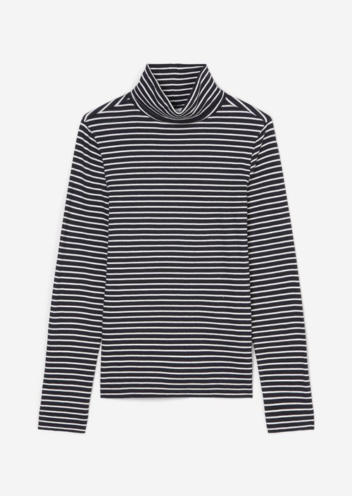 Turtleneck longsleeve slim — Dark Blue