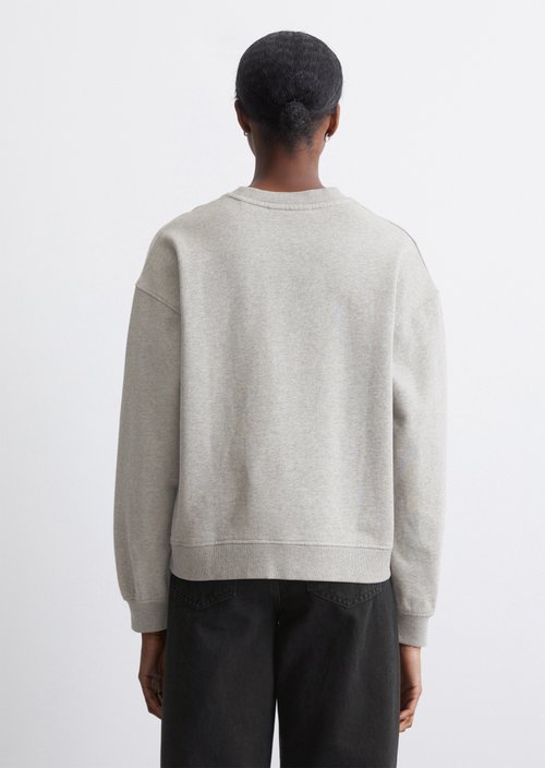 Oversized sweatshirt — Stone Melange