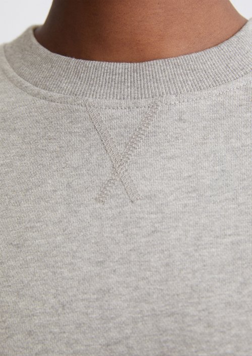 Oversized sweatshirt — Stone Melange