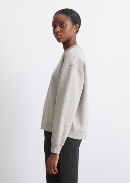 Oversized sweatshirt — Stone Melange