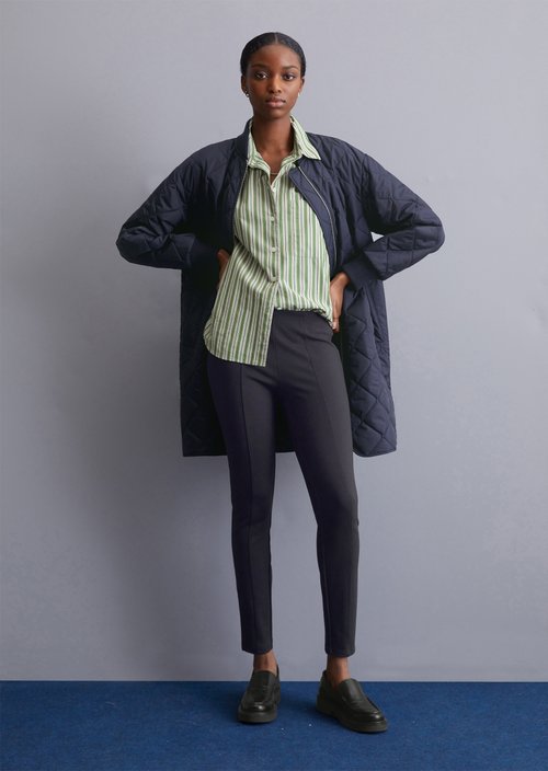 Jersey pants slim — Blue Depths