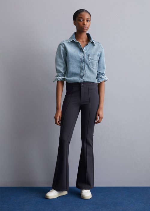 Bootcut leggings — Blue Depths