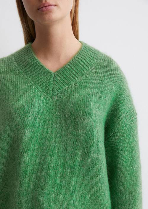 Alpaka Marco Polo Schurwolle Pullover Strickpullover Marco Polo