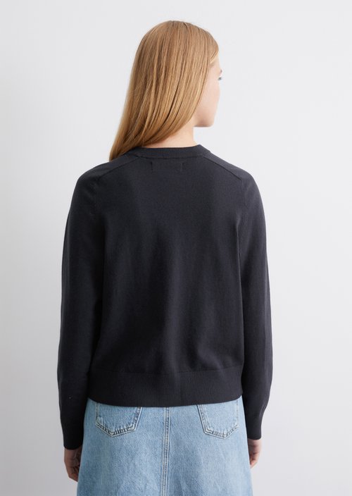 Relaxed cardigan — Blue Depths