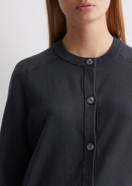 Relaxed cardigan — Blue Depths
