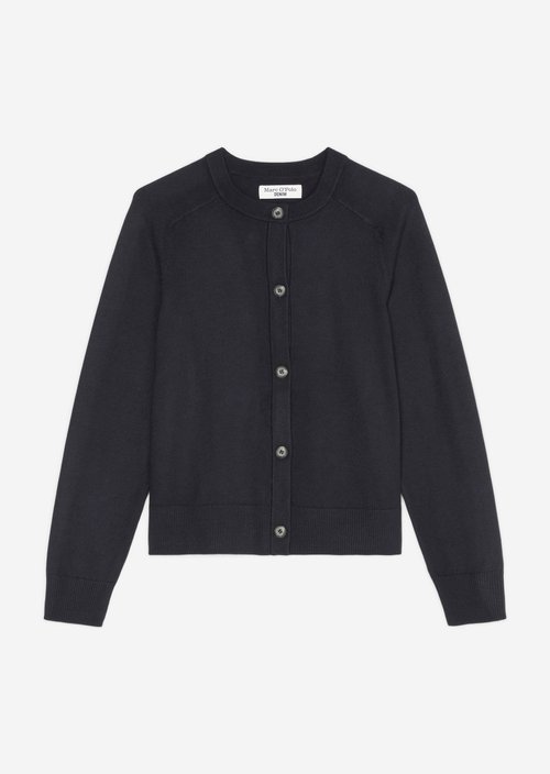 Relaxed cardigan — Blue Depths