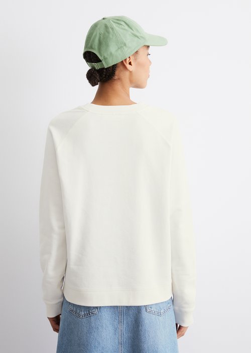 DfC Sweatshirt relaxed — Silky White