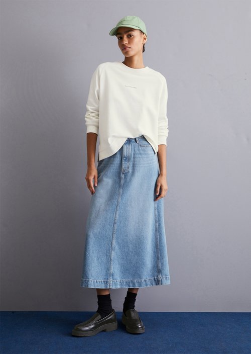 DfC Sweatshirt relaxed — Silky White