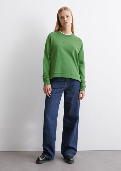 DfC Sweatshirt relaxed — Artichoke Green