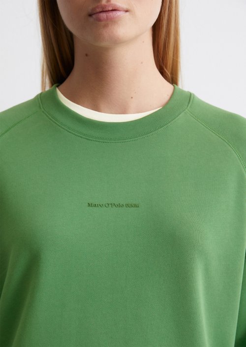 DfC Sweatshirt relaxed — Artichoke Green