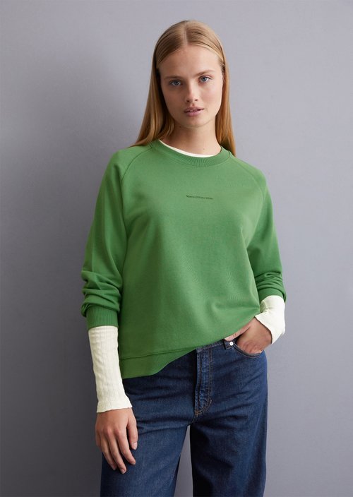 DfC Sweatshirt relaxed — Artichoke Green