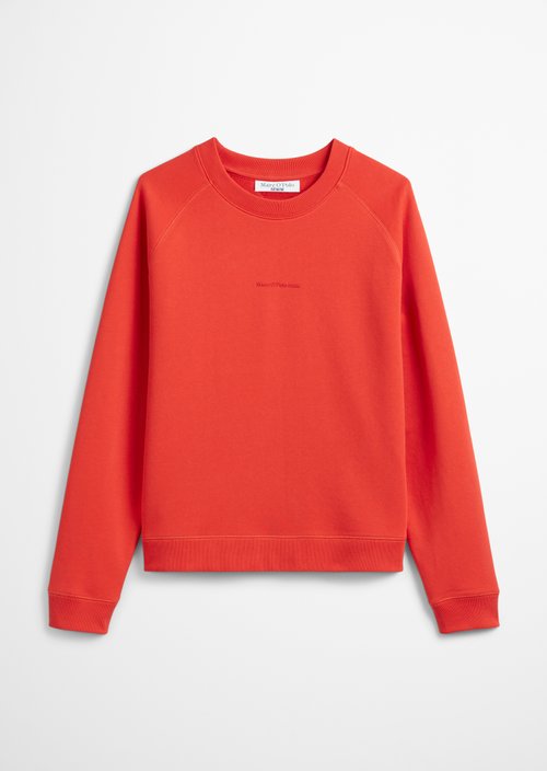 DfC Sweatshirt relaxed — Vermillion Red
