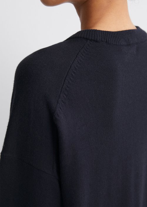 Relaxed knit dress — Blue Depths