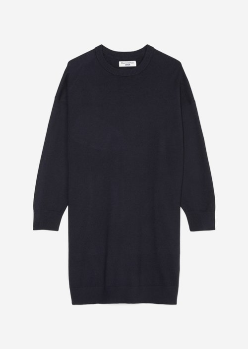 Relaxed knit dress — Blue Depths