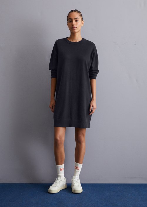Relaxed knit dress — Blue Depths