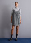 Marc O'Polo Jeans-Minikleid A-Shape, Women, Medium grau, XS, 60% Baumwolle, 40% Lyocell