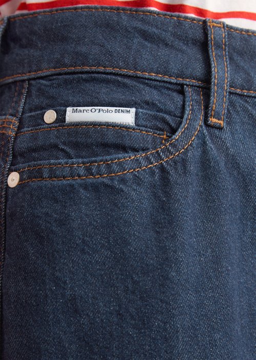 Relaxed maxi denim skirt — Dark Blue