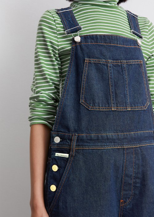 Dungarees relaxed — Dark Blue