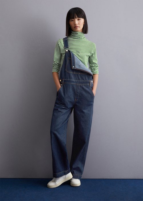 Dungarees relaxed — Dark Blue