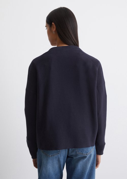 DfC Cardigan relaxed — Blue Depths