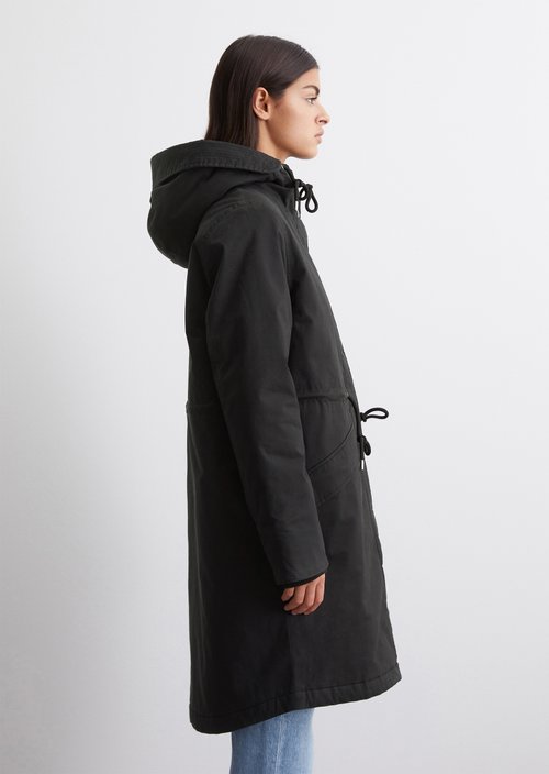 Outdoor parka regular — Black