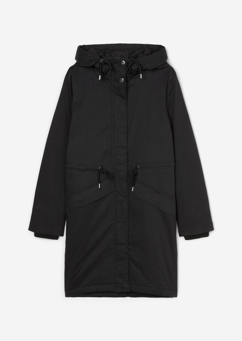 Outdoor parka regular — Black