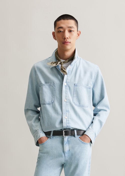 Jeans overshirt — Light Blue