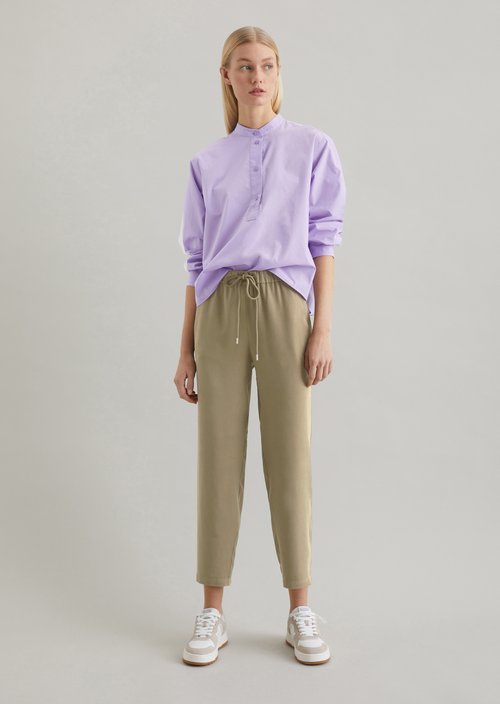 Crop blouse relaxed — Wild Orchid