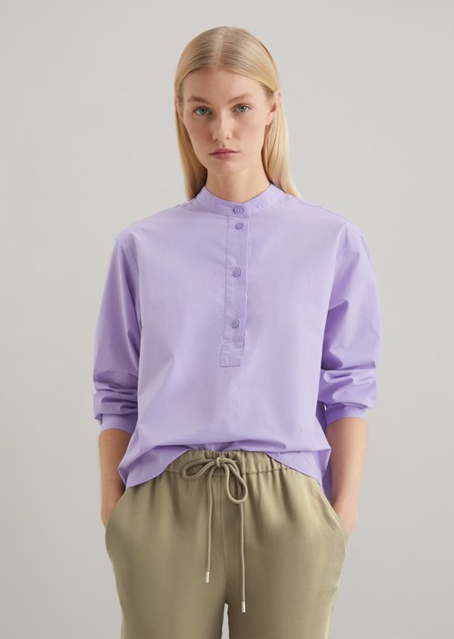 Crop blouse relaxed — Wild Orchid