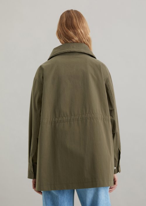 Workwear parka oversized — Dark Wood (alternate view)
