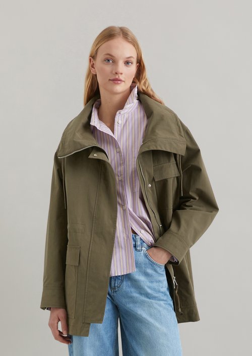 Workwear parka oversized — Dark Wood