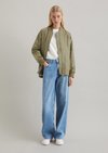 Marc O'Polo Aviator-Blouson relaxed, Damen, grün, Gr. s, 100% Polyester
