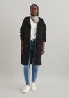 Marc O'Polo Scuba-Parka relaxed, Damen, schwarz, Gr. m, 72% Polyester, 23% Viskose, 5% Elasthan