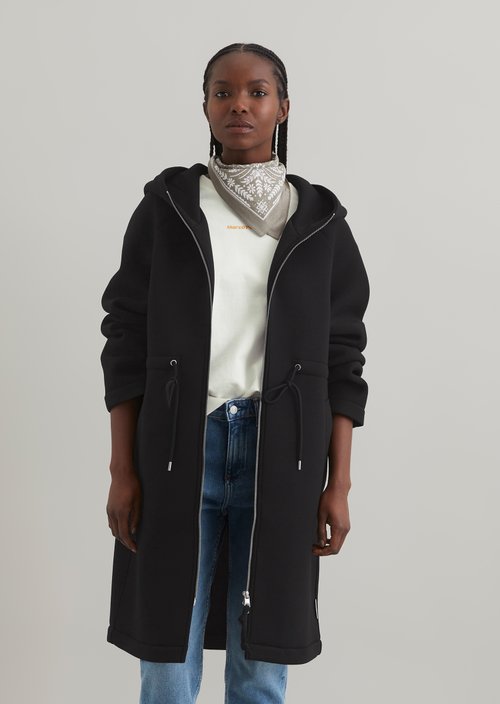 Scuba parka relaxed — Black