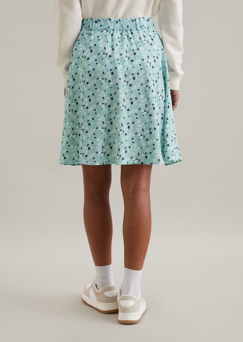 Flared mini skirt — Light Blue