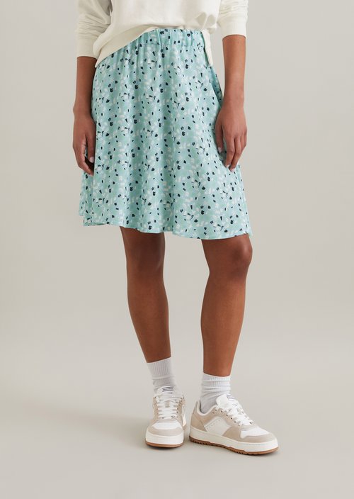 Flared mini skirt — Light Blue