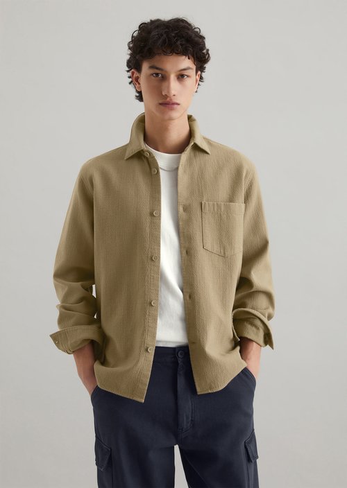Regular shirt — Dusky Green