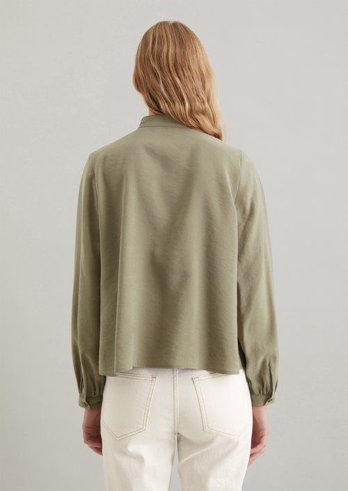 Blouse regular A-Shape — Dusky Green