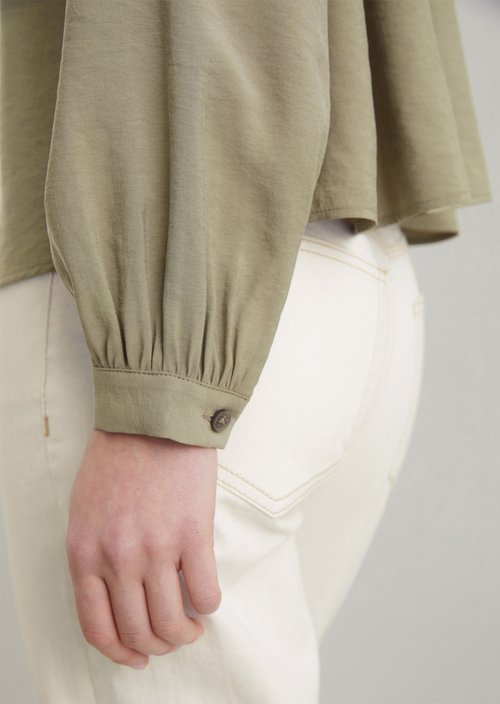 Blouse regular A-Shape — Dusky Green