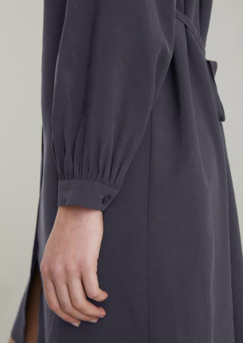 A-shape shirt dress — Blue Depths