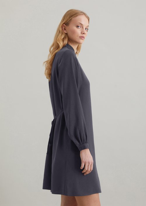 A-shape shirt dress — Blue Depths
