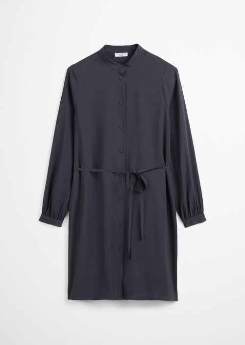 A-shape shirt dress — Blue Depths