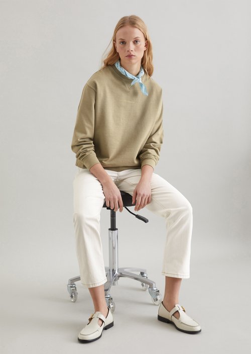 Relaxed sweatshirt — Dusky Green