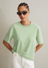 Marc O'Polo T-shirt regular, Dames, groen, M, 100% Katoen