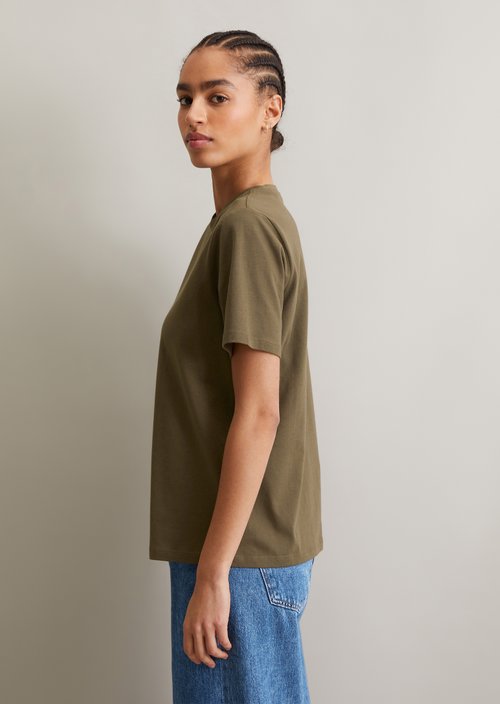 DfC T-Shirt regular — Dark Wood