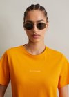 Marc O'Polo DfC T-Shirt regular, Women, orange Glow, Xxs, 100% Baumwolle