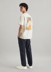 Marc O'Polo Relaxed T-shirt, Heren, wit, L, 100% Katoen