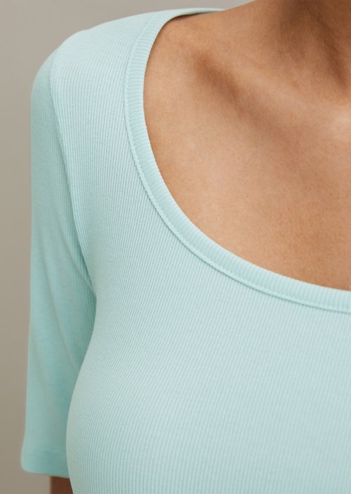 T-shirt slim — Blue Fog